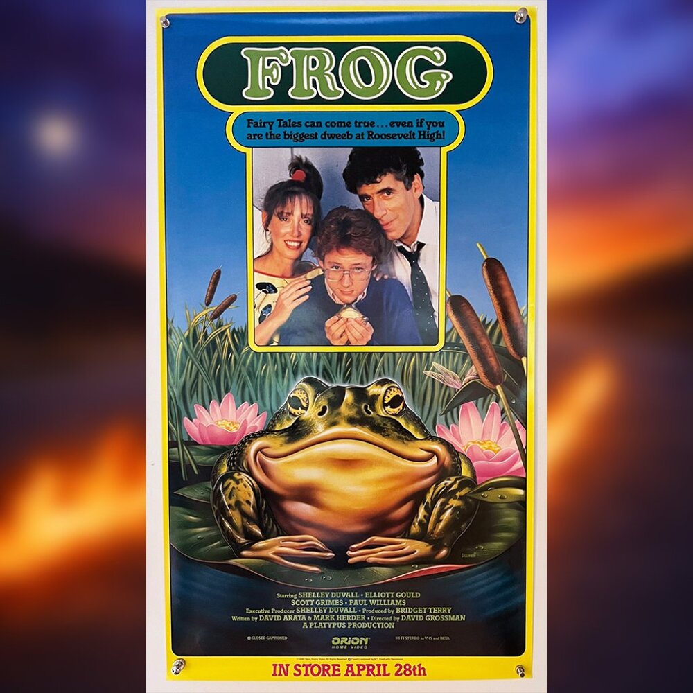 FROG (1988) - ORIGINAL VIDEO STORE MOVIE POSTER